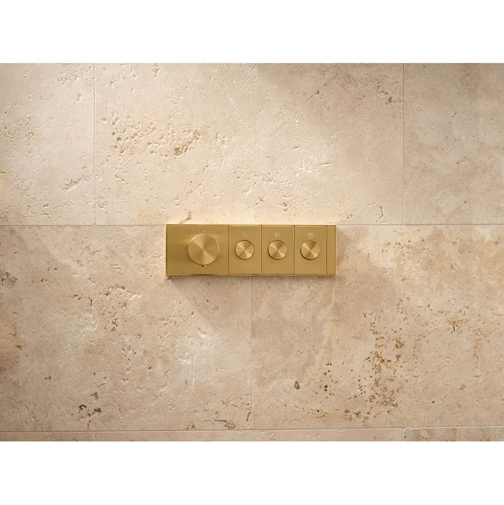 Anthem Three-outlet recessed mechanical thermostatic valve control