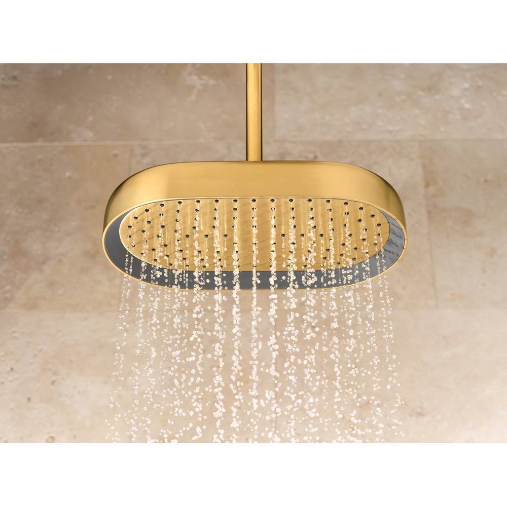 Statement Oblong 12'' single-function rainhead, 1.75 gpm