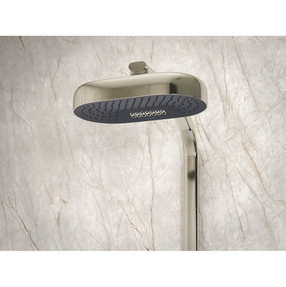 Statement Oblong 14'' two-function rainhead, 2.5 gpm