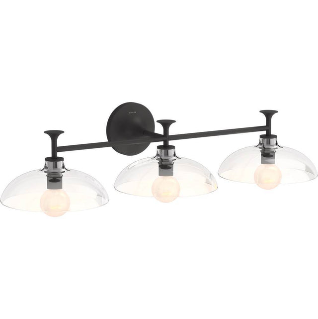 Kohler - ToneE Three-light sconce - Matte Black