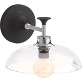 Kohler - ToneE One-light sconce - Polished Chrome With Matte Black