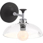 Kohler - ToneE One-light sconce - Polished Chrome With Matte Black
