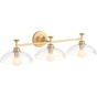 Kohler - ToneE Three-light sconce - Brushed Moderne Brass