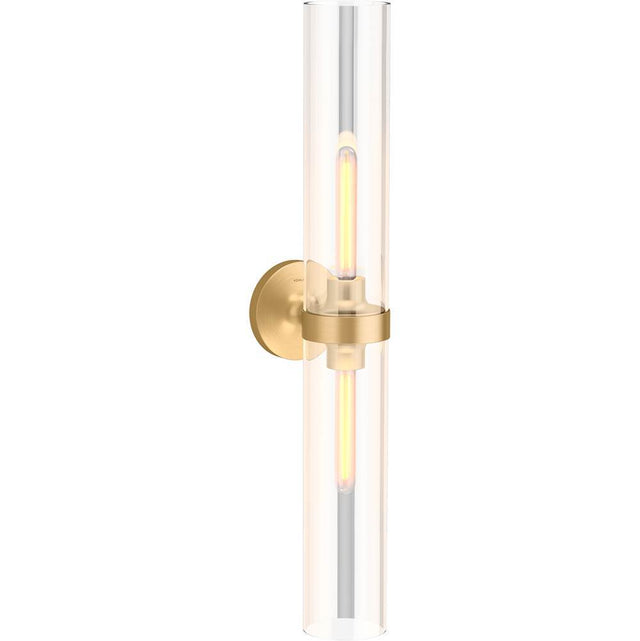 Kohler - Purist Two-light sconce - Brushed Moderne Brass
