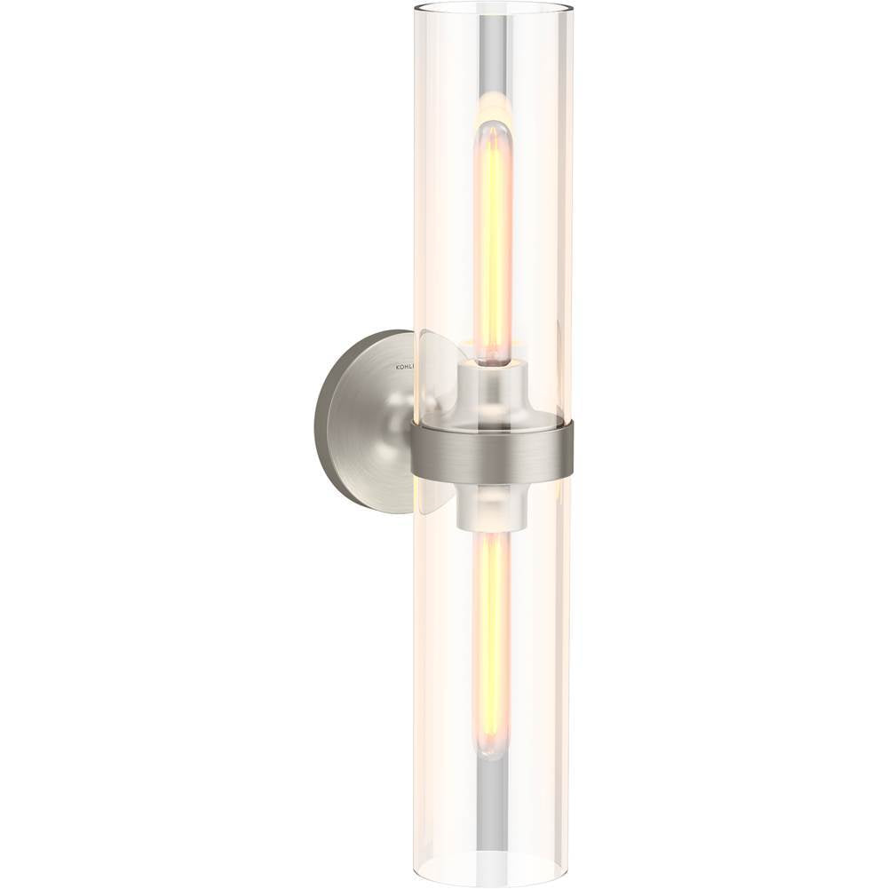 Kohler - Purist Two-light sconce - Brushed Nickel