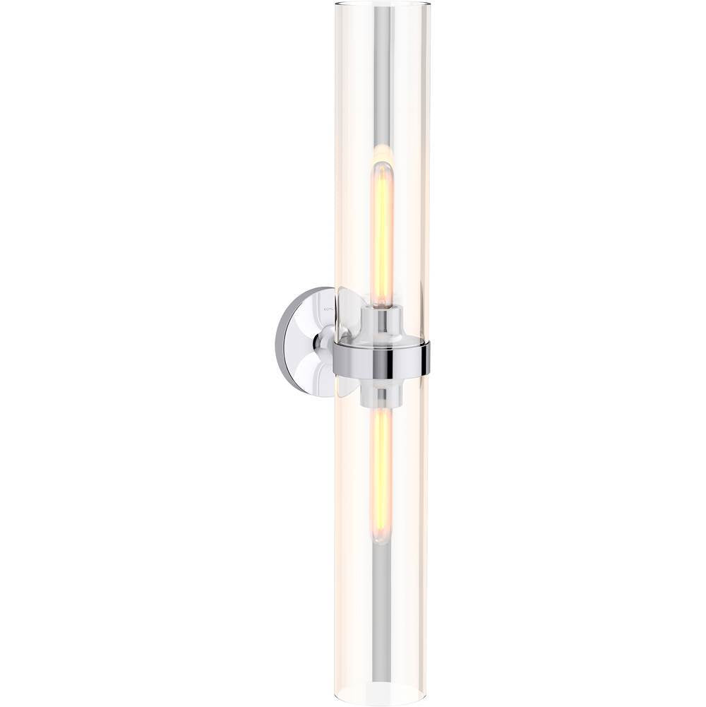 Kohler - Purist Two-light sconce - Polished Chrome