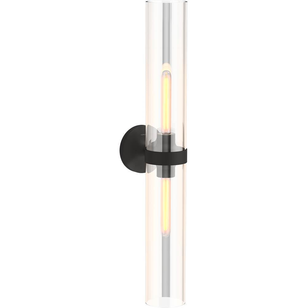 Kohler - Purist Two-light sconce - Matte Black
