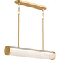 Kohler - Purist 34'' LED linear chandelier - Brushed Moderne Brass