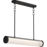 Kohler - Purist 34'' LED linear chandelier - Matte Black