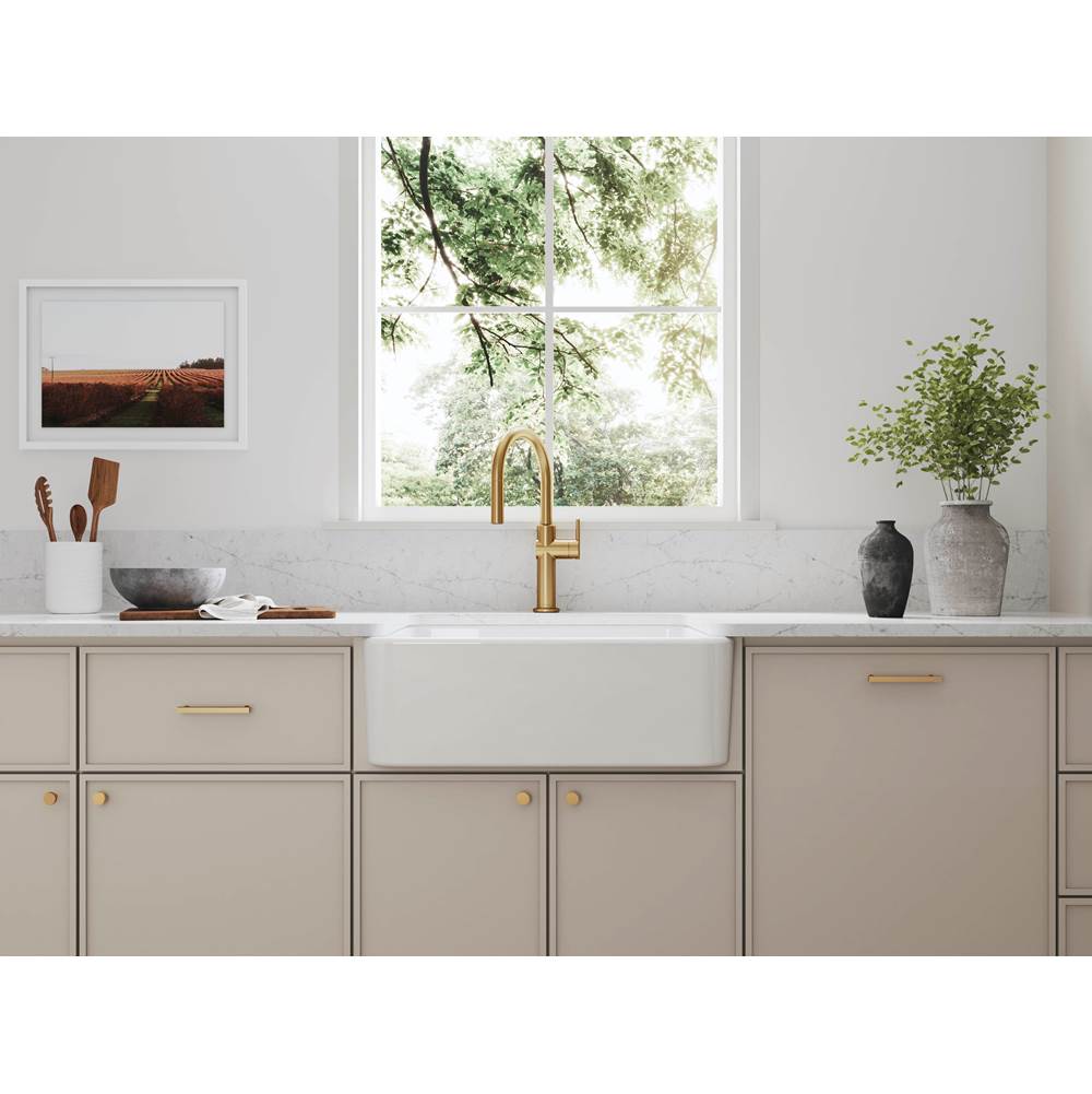 Ironridge 28 in. Undermount Single-Bowl Farmhouse Kitchen Sink