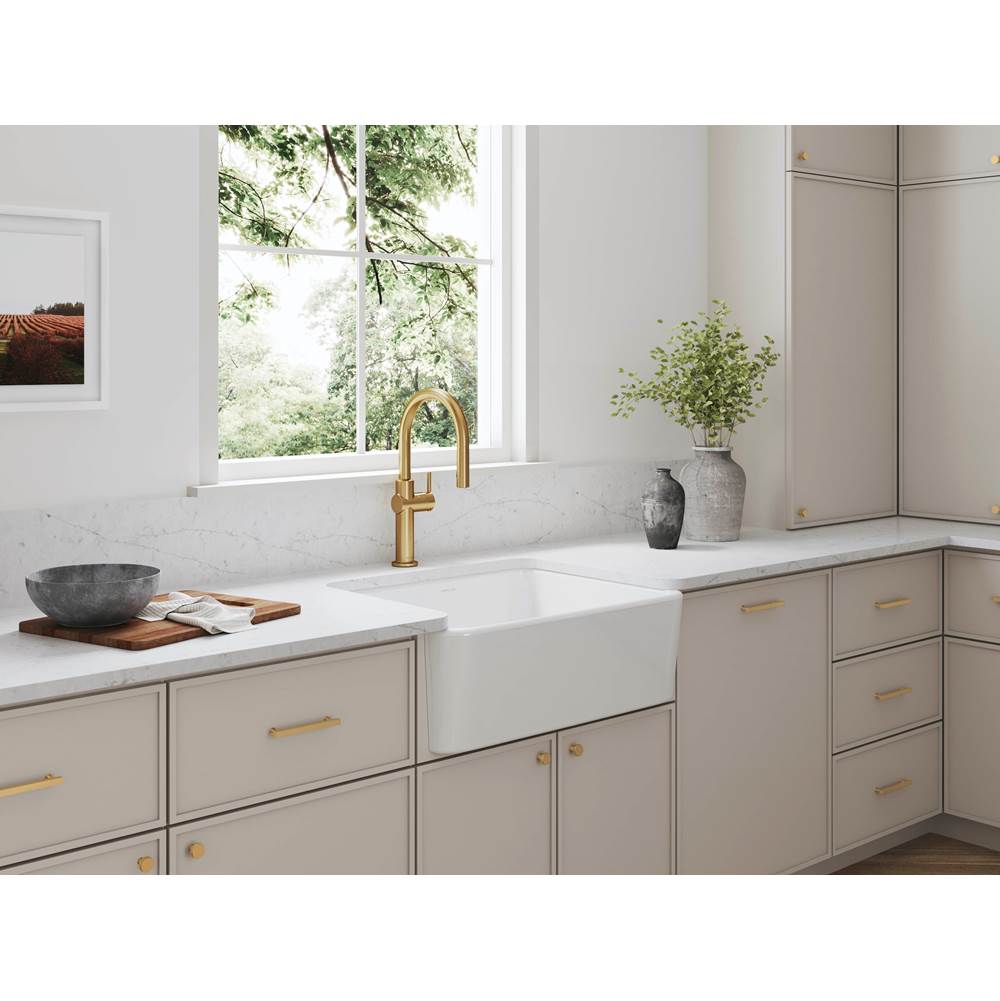 Ironridge 28 in. Undermount Single-Bowl Farmhouse Kitchen Sink