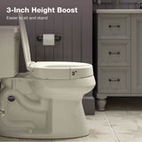 Hyten Elevated Quiet-CloseE elongated toilet seat