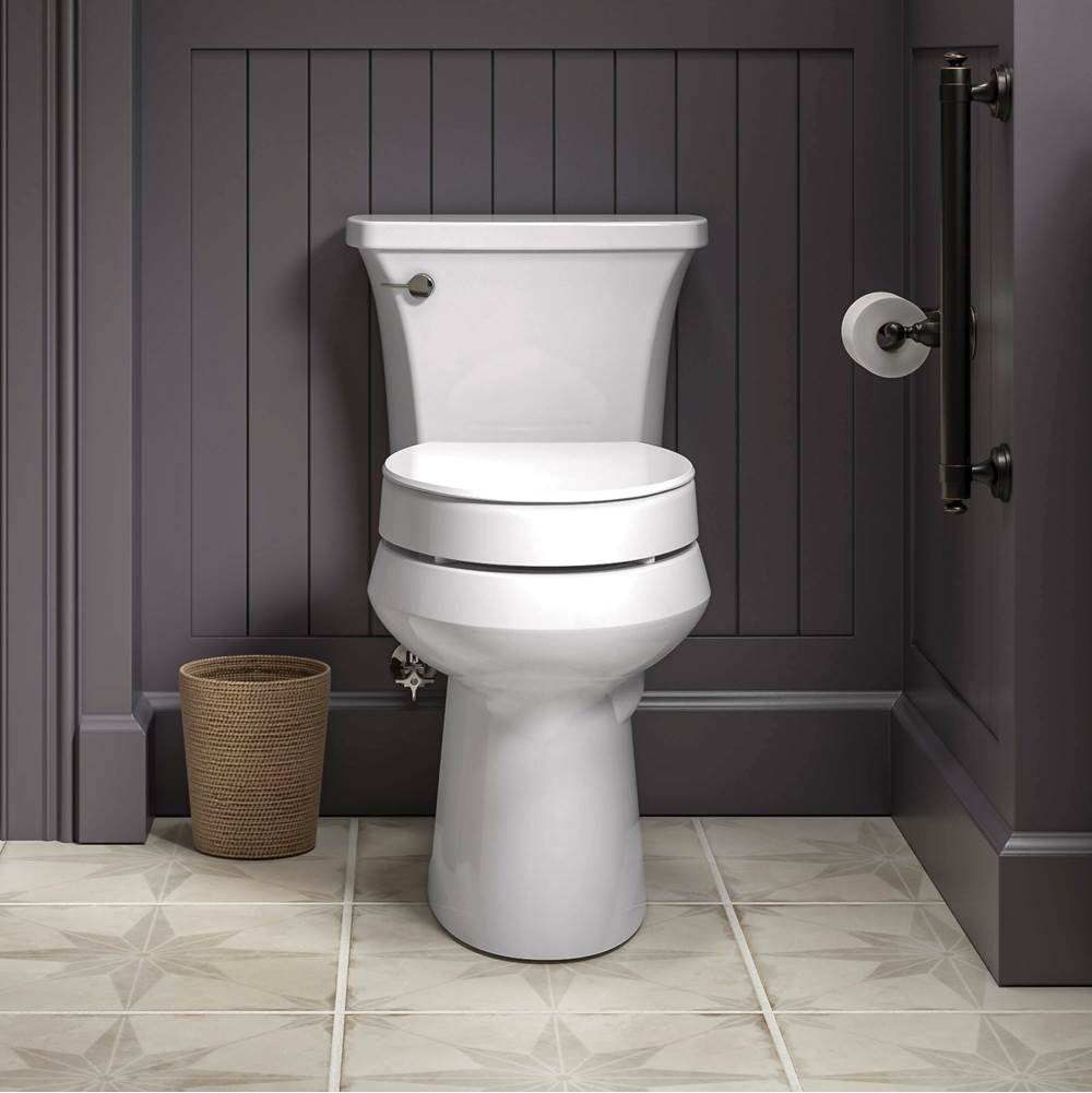 Hyten Elevated Quiet-CloseE elongated toilet seat