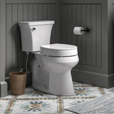 Hyten Elevated Quiet-CloseE round-front toilet seat