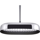 Statement Oblong 14'' single-function rainhead, 2.5 gpm