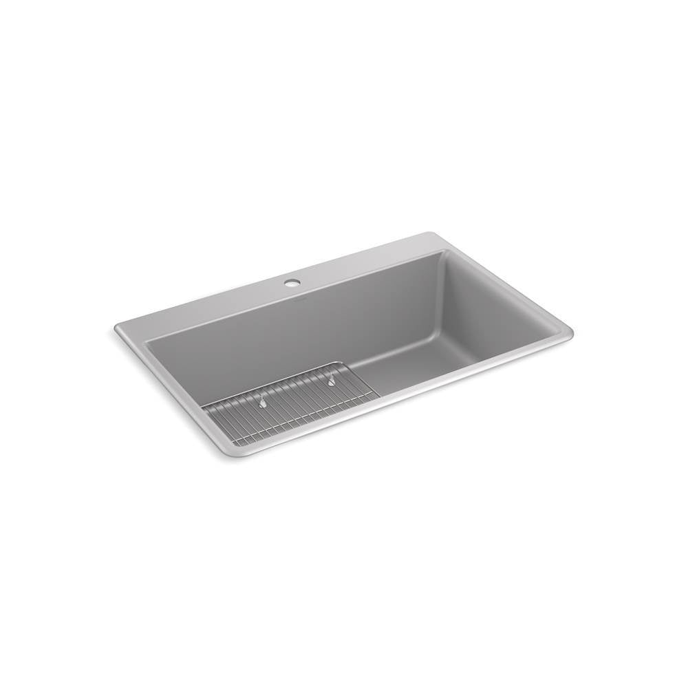 Kennon 33'' top-/undermount single-bowl kitchen sink