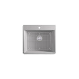 Kohler - Kennon 25'' top-/undermount single-bowl kitchen sink - Matte Grey