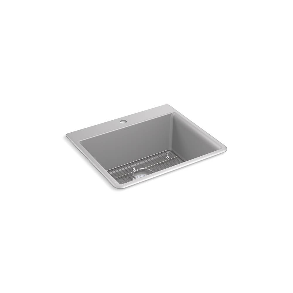 Kennon 25'' top-/undermount single-bowl kitchen sink