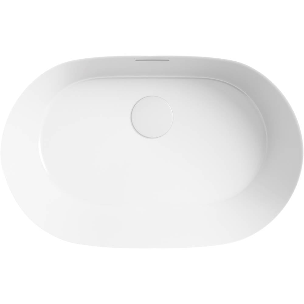 Brazn 24-1/4'' oval undermount bathroom sink
