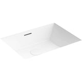 Brazn 21-1/4'' rectangular undermount bathroom sink