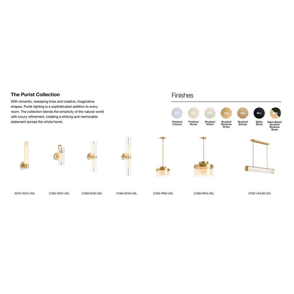 Purist One-light sconce