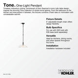 ToneE 15'' pendant