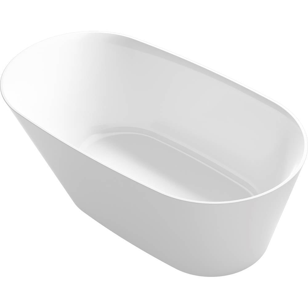 Brazn 66'' x 35'' freestanding bath