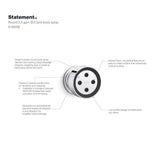 Statement Round single-function body spray, 2.5 gpm