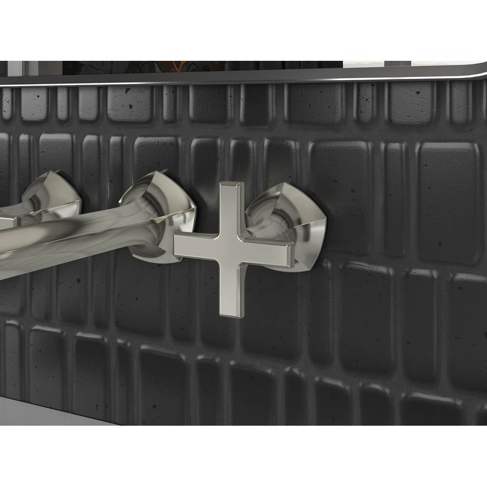 Occasion Wall-mount bathroom sink faucet Cross handle trim, 1.2 gpm