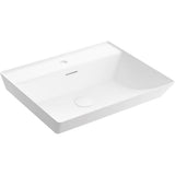 Kohler - Brazn 23'' rectangular vessel bathroom sink - White