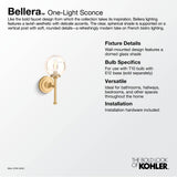 BelleraE One-light sconce