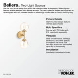 BelleraE Two-light sconce