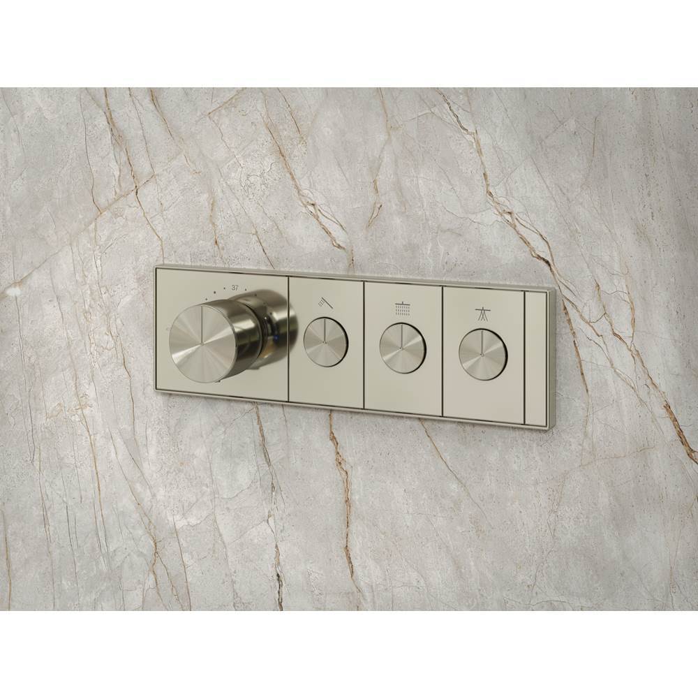 Anthem Three-outlet recessed mechanical thermostatic valve control