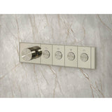 Anthem Four-outlet recessed mechanical thermostatic valve control
