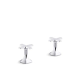 Occasion Deck-mount bath faucet handles with Cross design