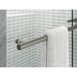 Levity Plus Frameless sliding bath door, 61-9/16'' H x 56-5/8 - 59-5/8'' W, with 5/16''-thick Crystal Clear glass