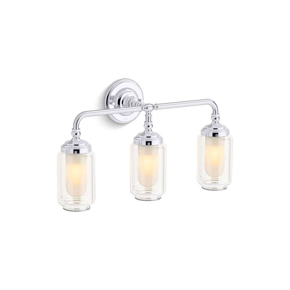 Kohler - Artifacts Three-light sconce - Polished Chrome