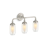 Kohler - Artifacts Three-light sconce - Brushed Nickel