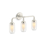 Kohler - Artifacts Three-light sconce - Polished Nickel