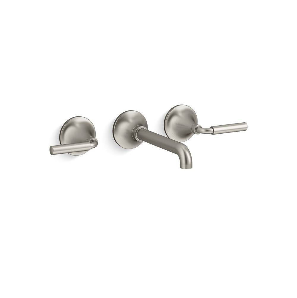 Kohler - ToneE Wall-mount bathroom sink faucet trim, 1.2 gpm - Vibrant Brushed Nickel