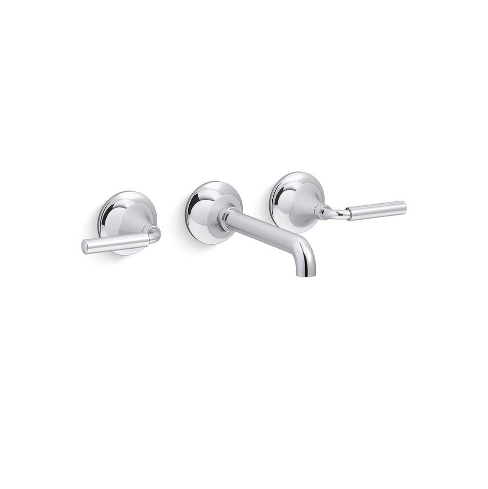 Kohler - ToneE Wall-mount bathroom sink faucet trim, 1.2 gpm - Polished Chrome