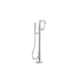 Kohler - ToneE Floor-mount bath filler trim with handshower - Polished Chrome