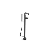 Kohler - ToneE Floor-mount bath filler trim with handshower - Matte Black