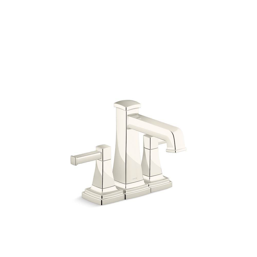 Kohler - Riff Centerset bathroom sink faucet, 1.2 gpm - Vibrant Polished Nickel