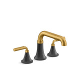 Kohler - ToneE Deck-mount bath faucet trim - Matte Black with Brushed Moderne Brass