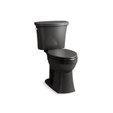 Kohler - Kelston Two-piece elongated toilet, 1.28 gpf - Black