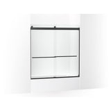 Kohler - Levity Plus 61-9/16'' H sliding bath door with 3/8''-thick glass - Matte Black