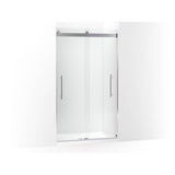 Kohler - Levity Plus Frameless sliding shower door, 81-5/8'' H x 44-5/8 - 47-5/8'' W, with 3/8''-thick Crystal Clear glass - Bright Polished Silver