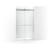 Kohler - Levity Plus Frameless sliding shower door, 81-5/8'' H x 44-5/8 - 47-5/8'' W, with 3/8''-thick Crystal Clear glass - Bright Polished Silver