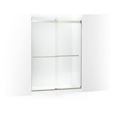 Kohler - Levity Plus 81-5/8'' H sliding shower door with 3/8''-thick glass - Anodized Brushed Nickel